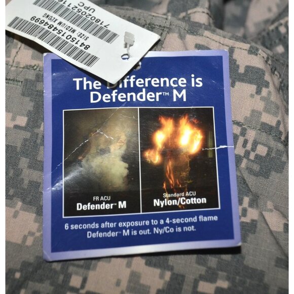 NWT Defender M Army Combat Uniform Pants Digital Camo Mens Medium Extra Long FR - Picture 10 of 13